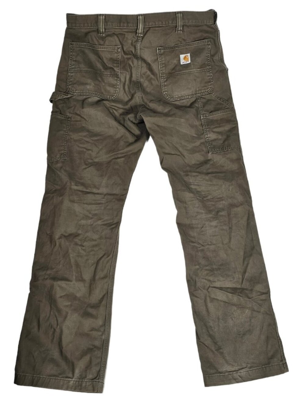 Carhartt Mens B324DFE Rugged Flex Relaxed Fit Twill Work Pants Size 36x34 Dark K